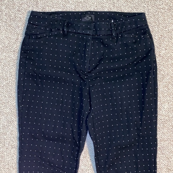 White House Black Market Slim Ankle Navy Pants - Picture 4 of 8